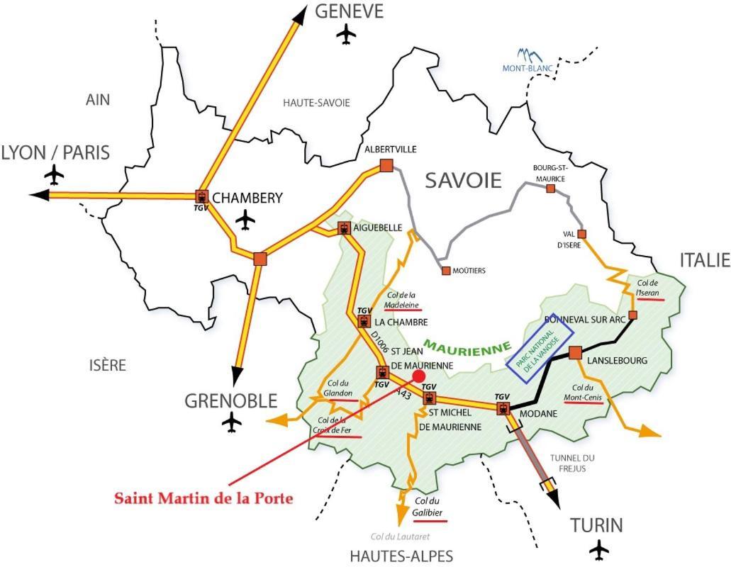 Gite Le Bec D'Aigle 2 Pers Saint-Martin-de-la-Porte Zewnętrze zdjęcie